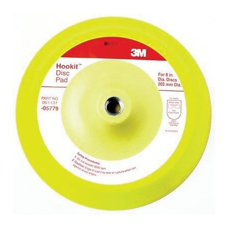 3M 05779, HOOK DISC PAD, 8 X 1 X 5/8-11 7000045671